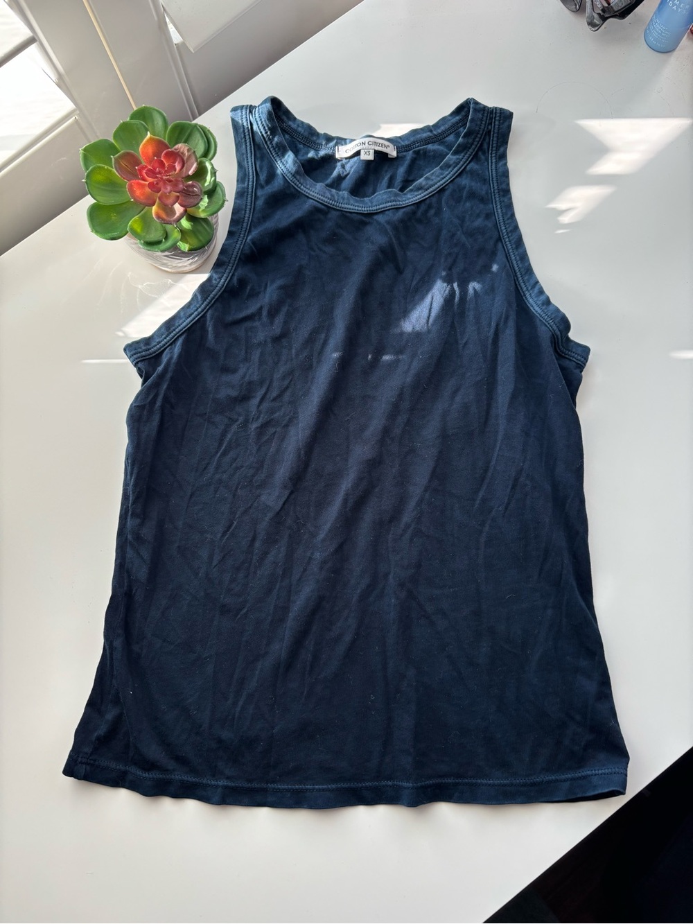 Cotton Citizen Blue Tank Top XS